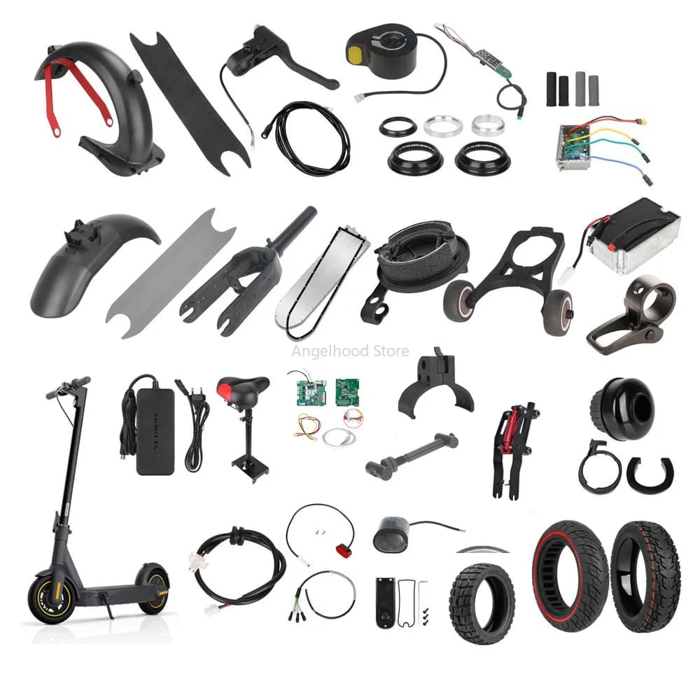 Per scooter elettrico Ninebot MAX G30 Vari accessori di ricambio per riparazioni Kit per veicoli interi con gancio per parafango anteriore e posteriore