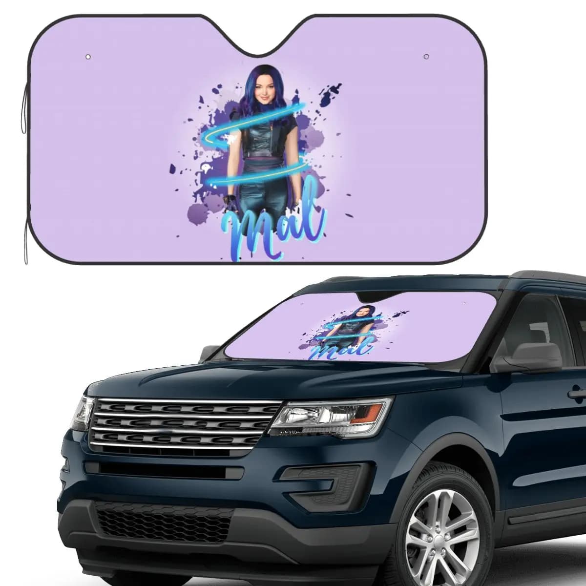 Mal Discendenti 3 Parasole Parabrezza Auto Parabrezza Anteriore Finestra Parasole Accessori Coperture