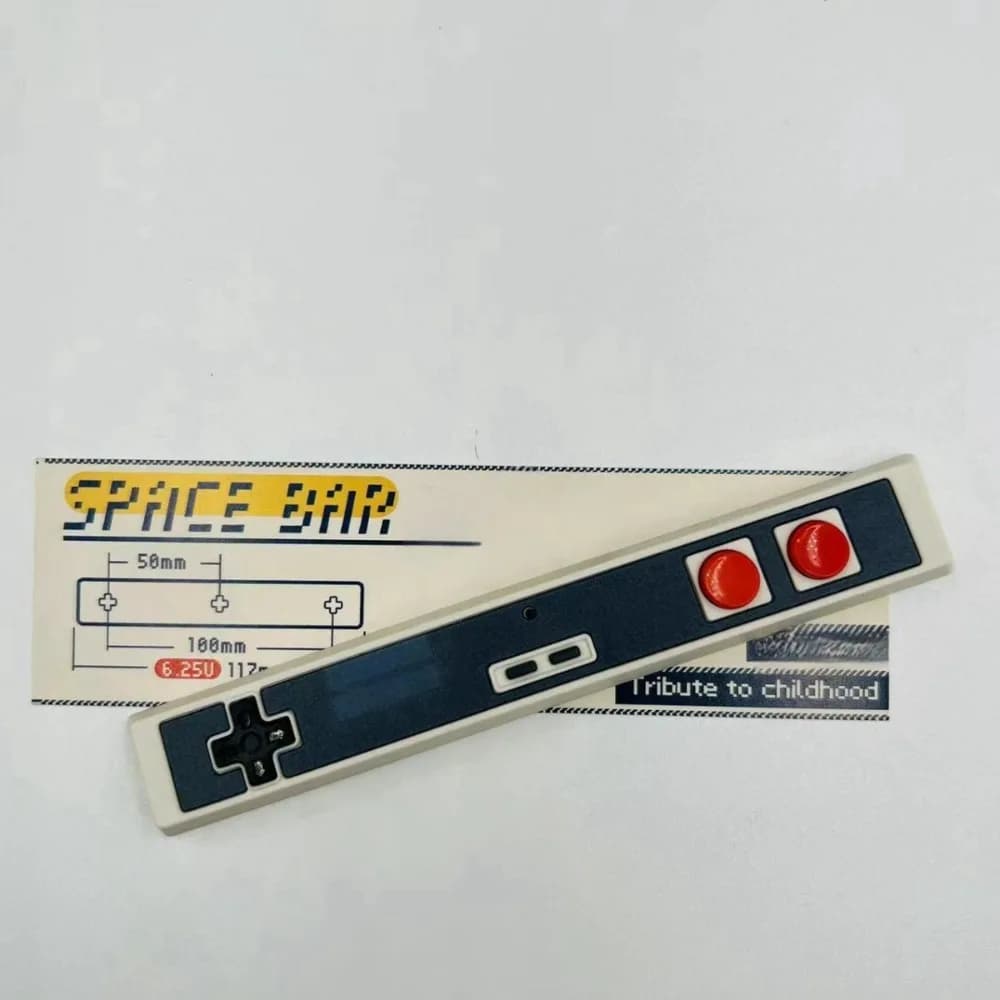 Game Controller Style Retro Spacebar Keycaps Arrow Keys Vintage Spacebar Keyboard Cap AB Cross Axis Mechanical Keyboard Keycap