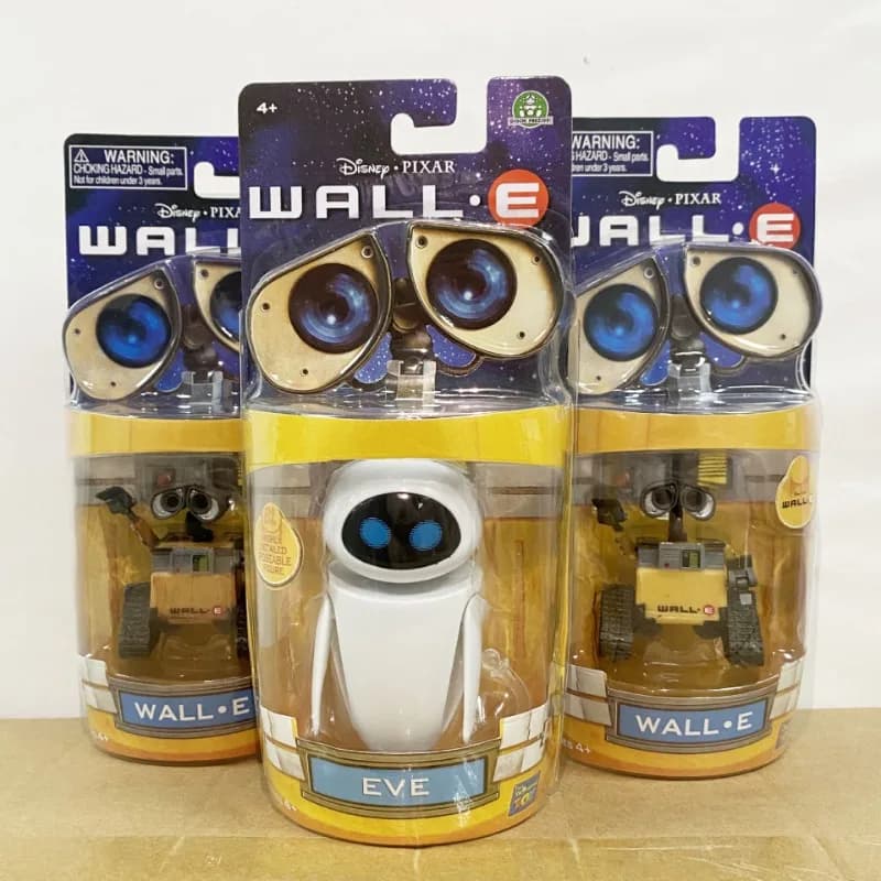 Cartoon DSN Wall-E Robot Wall E & EVE PVC Action Figure Collection Model Toys Dolls Anime Christmas Birthday Gift