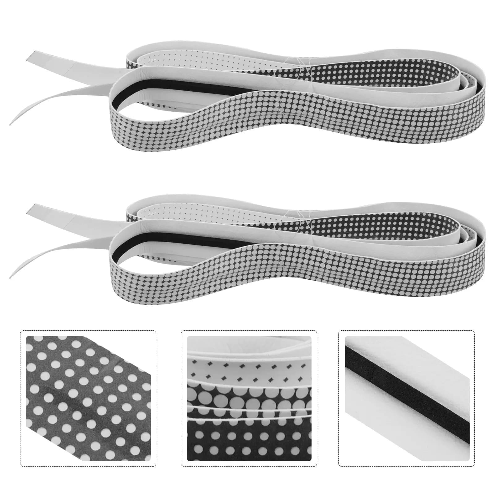 2 Pieces Non-slip Tape for Tennis Racks, Overgrip Absorbent for Badminton, Squash, Fishing Rods, Sports Accessories