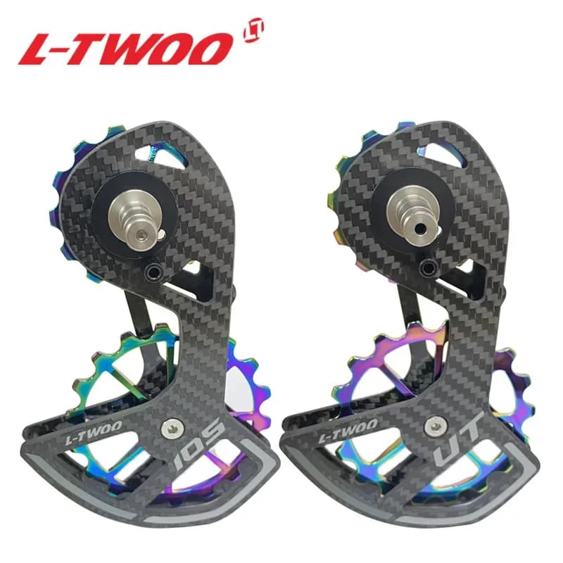LTWOO Bicycle Ceramic Bearing Carbon Fiber Pulley Set Reels Wheel Drive for 105/UT/Ultegra/ DURA