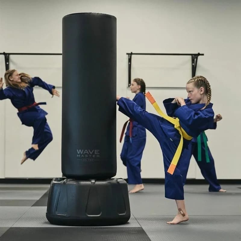 Self-supporting Boxing Bag for Adults with Adjustable Height Support, Heavy Duty Training Bag