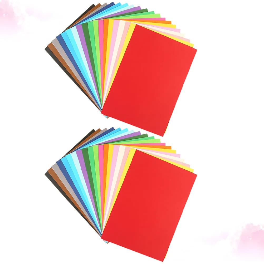 200Pcs Colored Paper Folding Premium Hand Craft Paper DIY Origami Supplies for Kindergarten School Art Projects