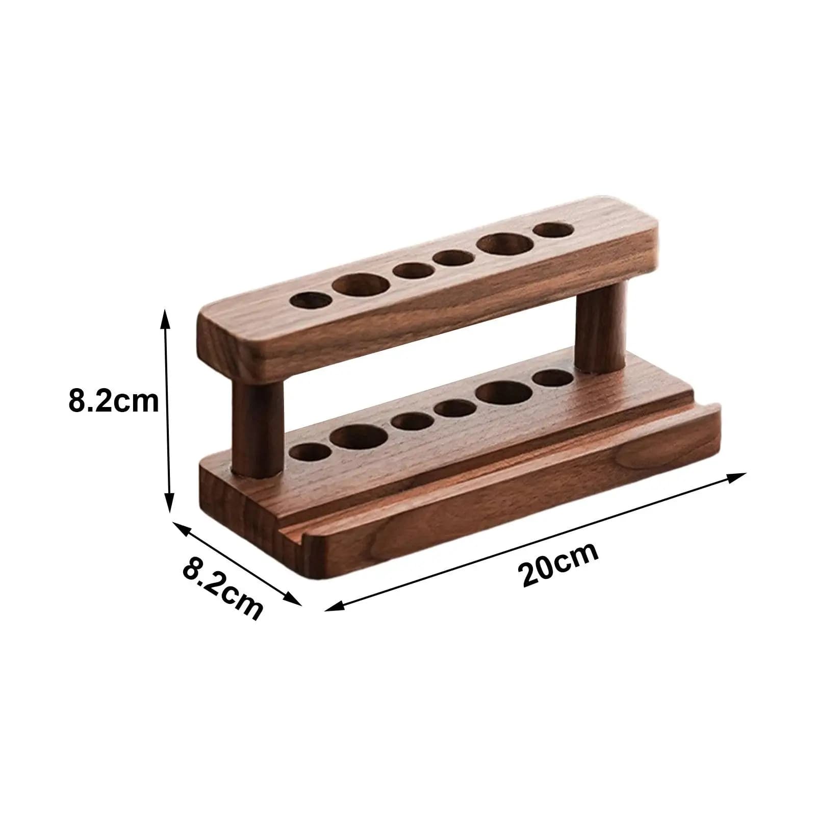 Marker Pens Holder 6 Hole Art Supplies Whiteboard Marker Pens Holder for Tea Making Tool Tea Ceremony Set Markers Pens Pencils