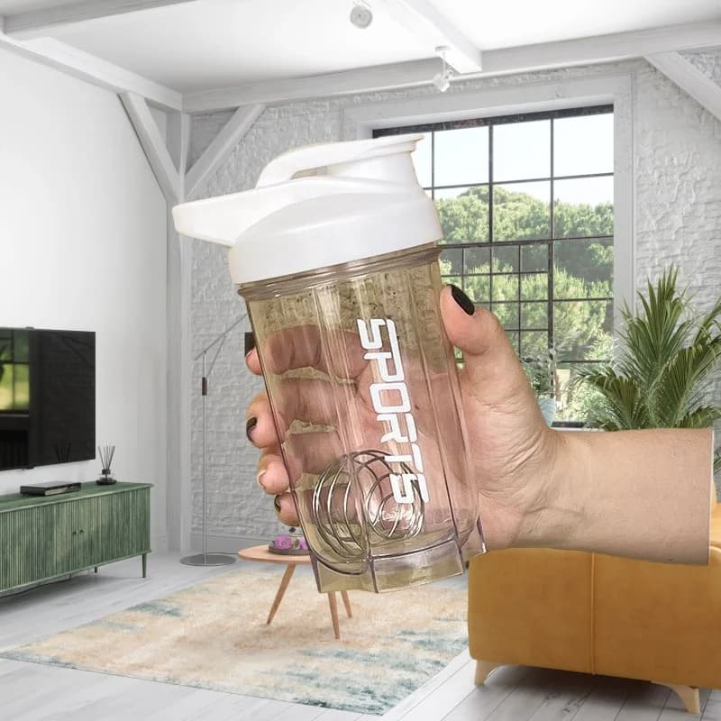 500 ml Portable Sports shaker bottle Skin shaker for protein powder Loss proof water bottle water bottle for fitness workout in the gym