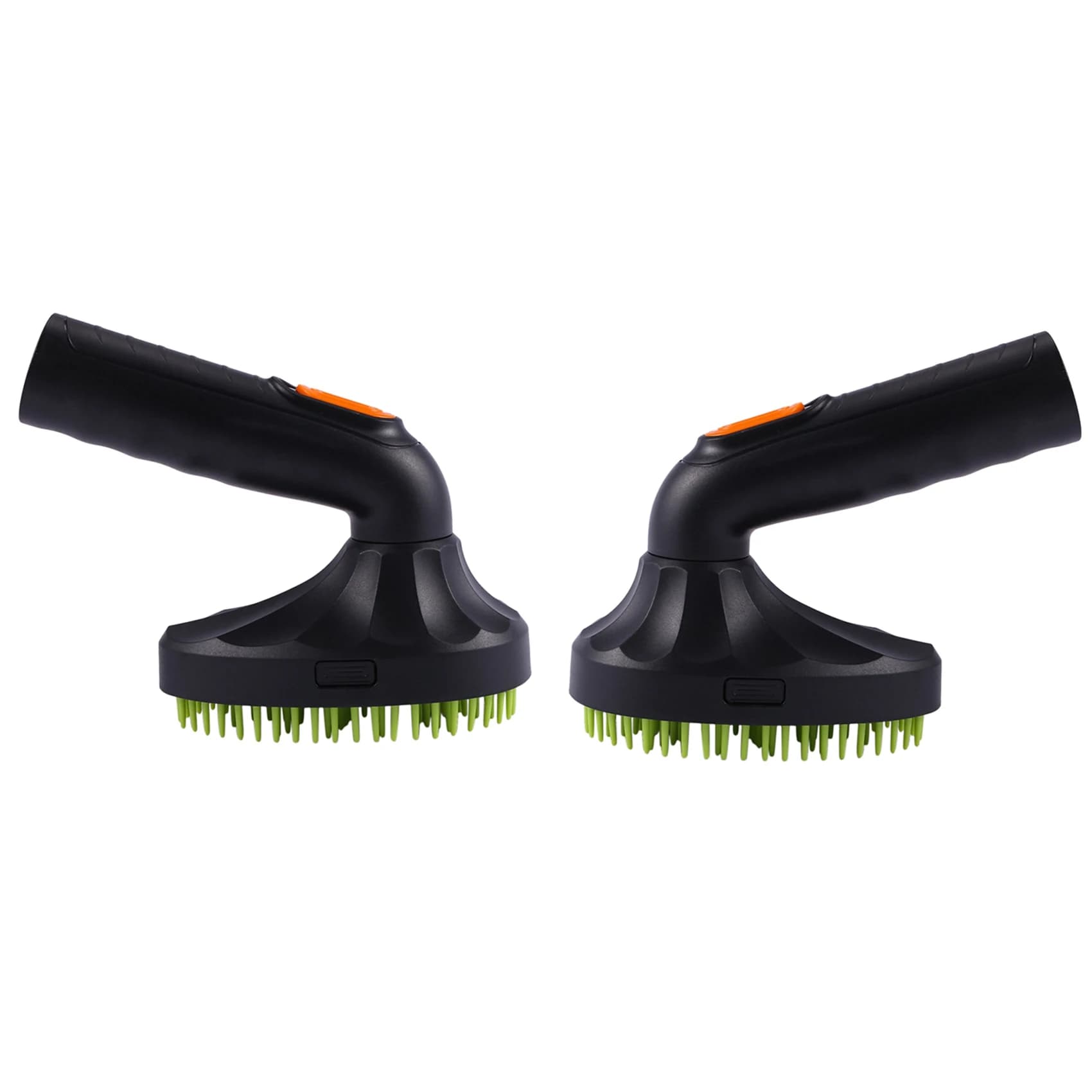 A74E-2X Pet Grooming Brush Loose Puppy Hair Cat Dog Fur Vacuum Cleaner Nozzle Cleaning Black + Green