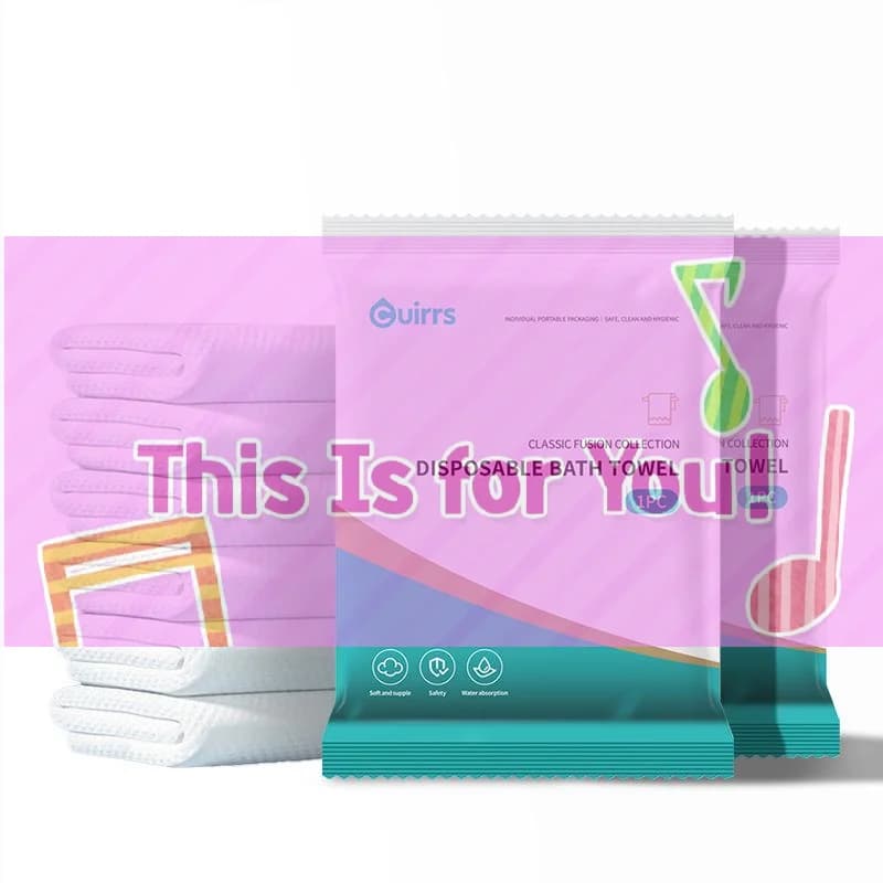 5/10Pcs Disposable Thick Bath Towel Towel Independent Packaging Portable Travel Hotel Beach Towel Beauty Salon Bath Supplies