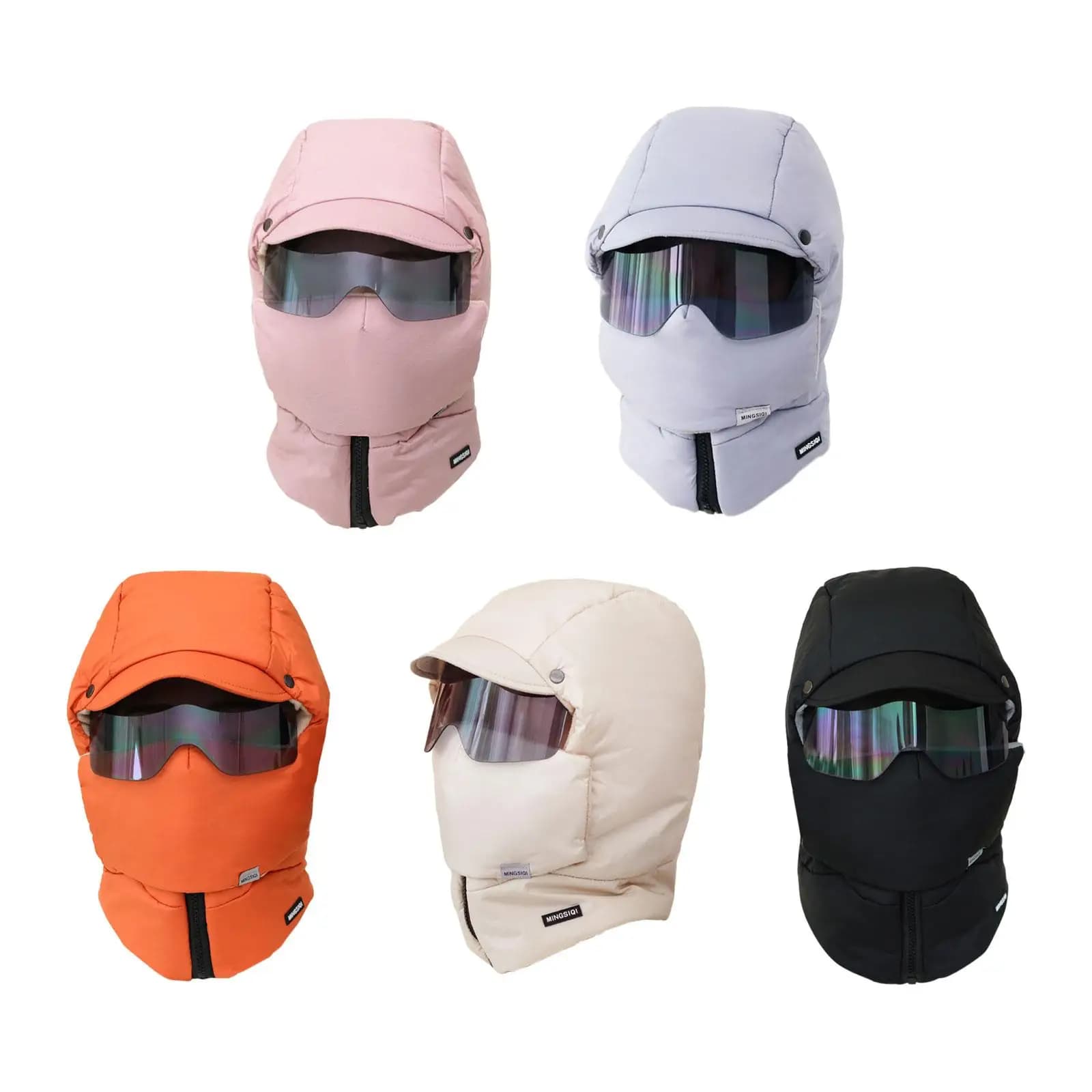 Cappello Trapper donna uomo inverno passamontagna berretto comodo cappello invernale maschera per il viso cappello da sci per campeggio all'aperto ciclismo sci ciclismo