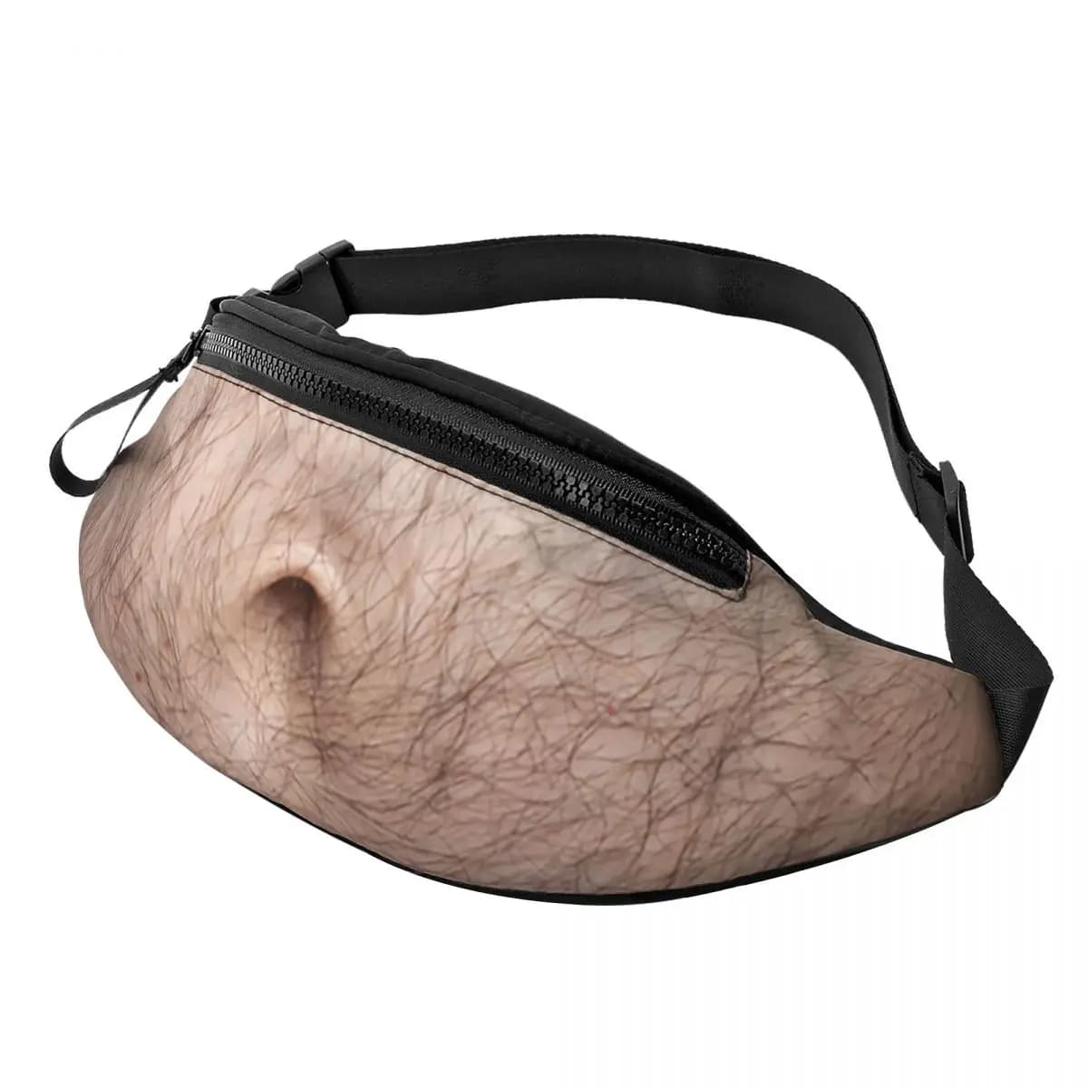 Marsupio Beer Fat Belly Uomo Donna Marsupio a tracolla divertente personalizzato per viaggi Escursionismo Custodia per soldi per telefono