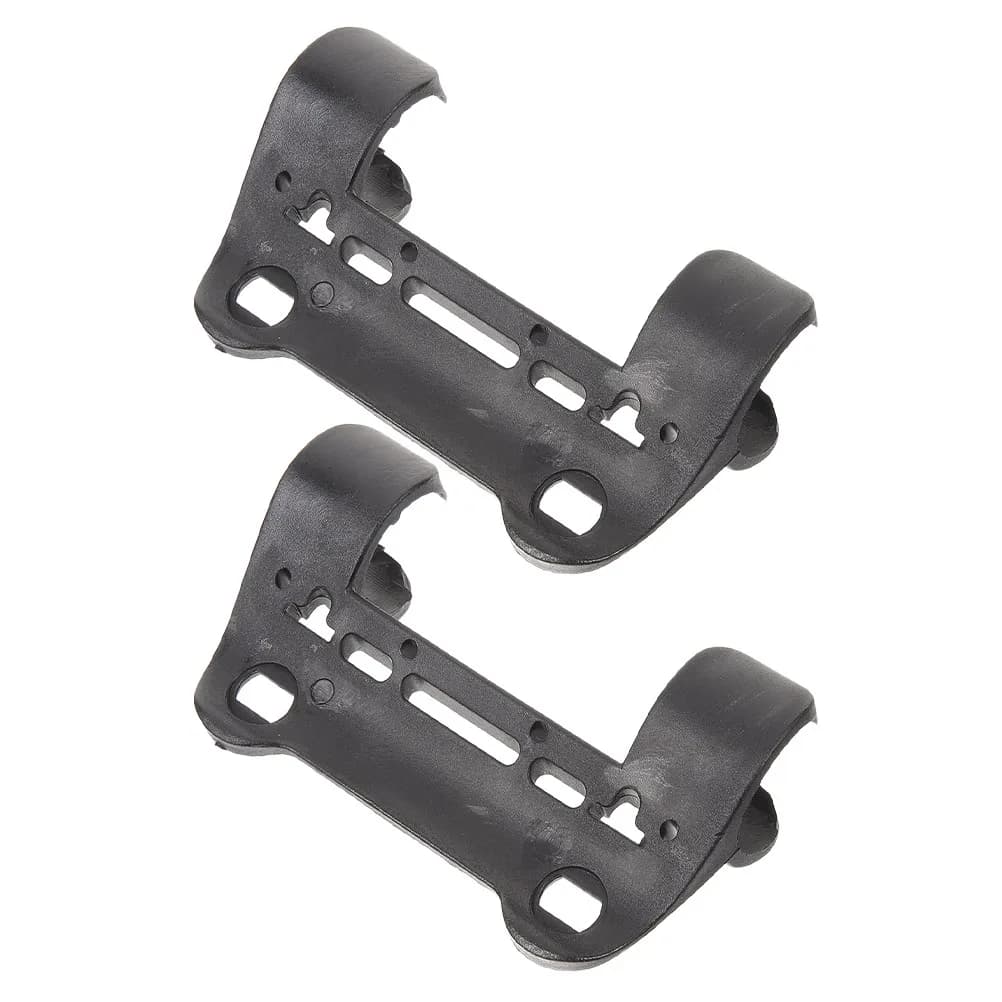 2Pcs Bike Inflator Holder Robust Plastic Pump Fixing Clip Easy Attach Detach Compact Pump Mount for Road Mountain Bike Cycling