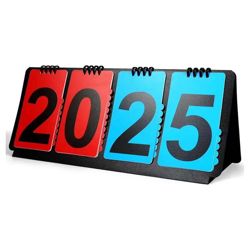 AEF6-Portable Multi-Sport Scoreboard , 4-Digit Counter Score Keeper For Basketball/Baseball/Volleyball/Soccer