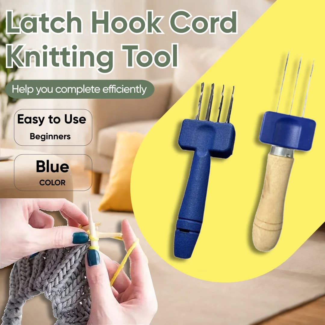 Gancio di chiusura a 3/4 AgoCrochet Micro gancio Cavo Strumento per maglieria efficiente per rilegatura o bordi sui progetti di maglieria