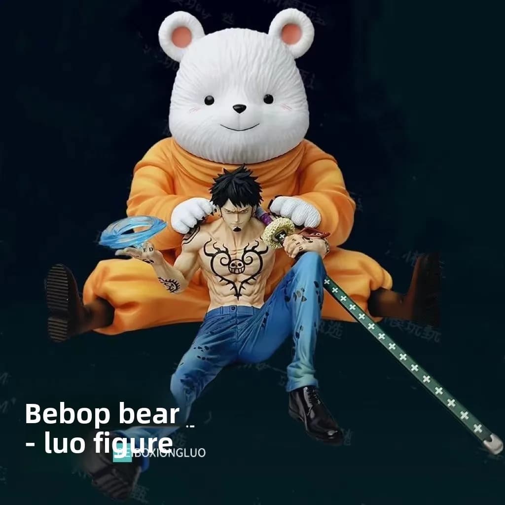 Statua Action Figure Gk Oka Shichibukai Bepo, Decorazioni da Scrivania, Giocattoli Anime, Modellini di Trafalgar D. Water Law