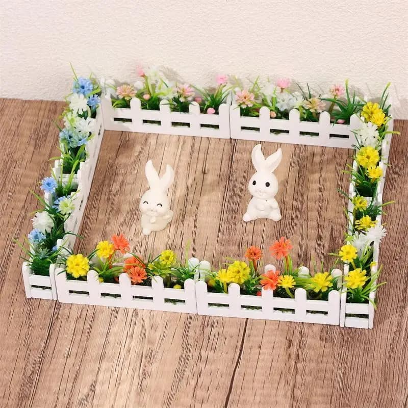 1:12 Balancing Doll House Simulated Flower Decoration Miniature Artificial Realistic Garden Pot Plants Dolls Playing Toy