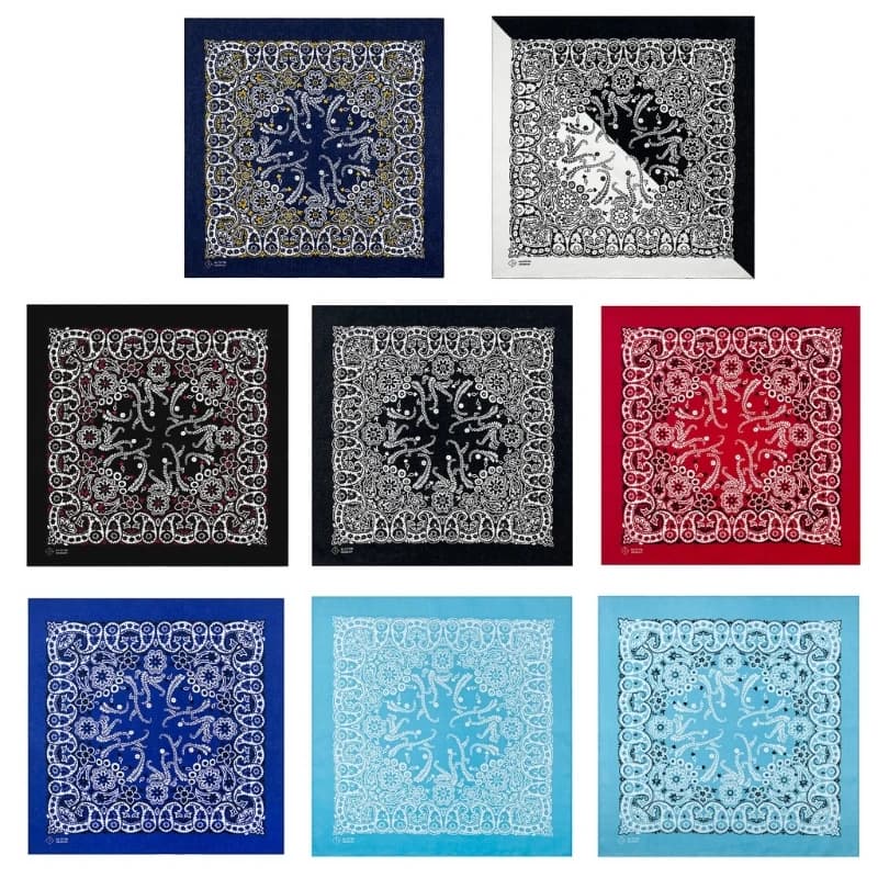 Fazzoletto con stampa anacardi Fasce per ciclismo sportivo Bandana da ballo hiphop