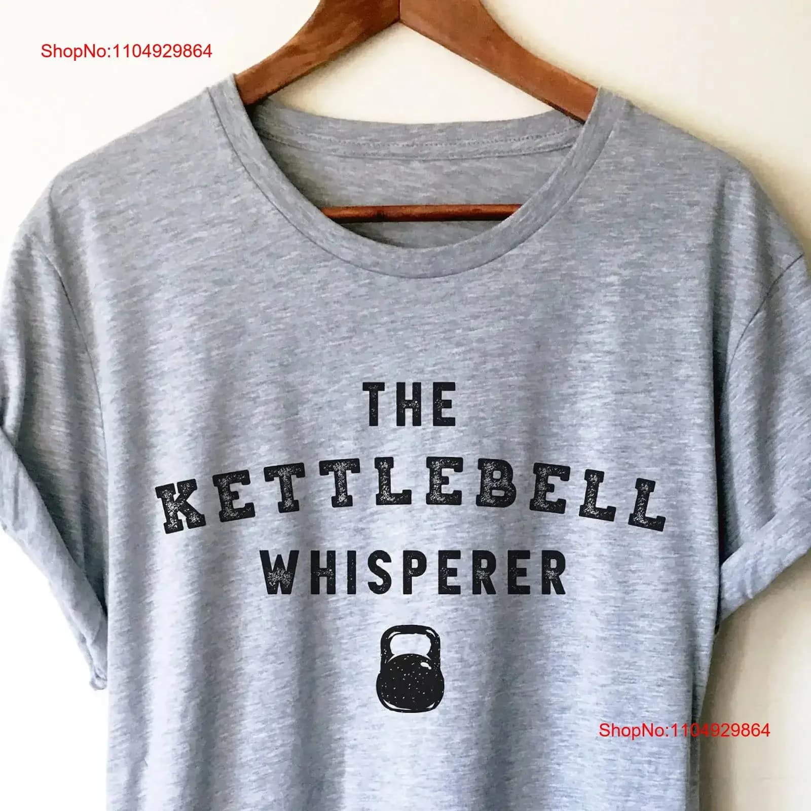 Maglietta The Kettlebell Whisperer, abbigliamento fitness, regalo per la palestra, vintage, effetto lavato, abbigliamento di design, elegante, versatile, unisex