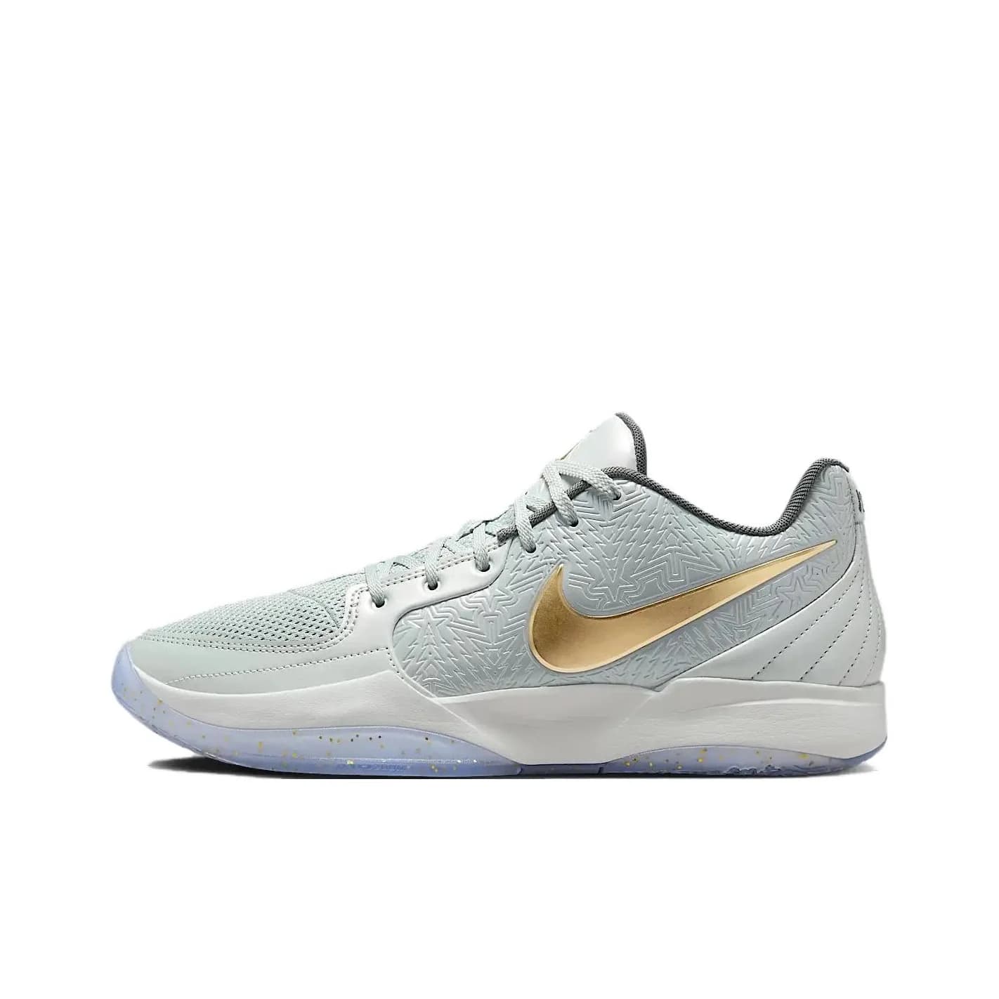 Nike Ja Morant 2 Low top Basketball Shoes Men's Silver Gold Gray FZ1516-001