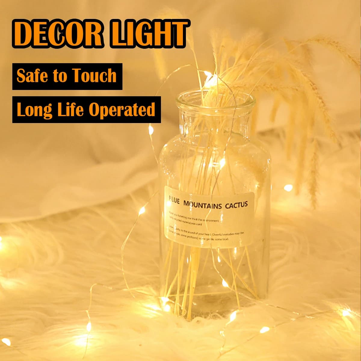 5X Led Luce Stringa 1m/2m/3m Ragazza Decorazione Halloween Materiale Bouquet Matrimonio Esterno Rame Luce Decor Casa Per Diy Ac