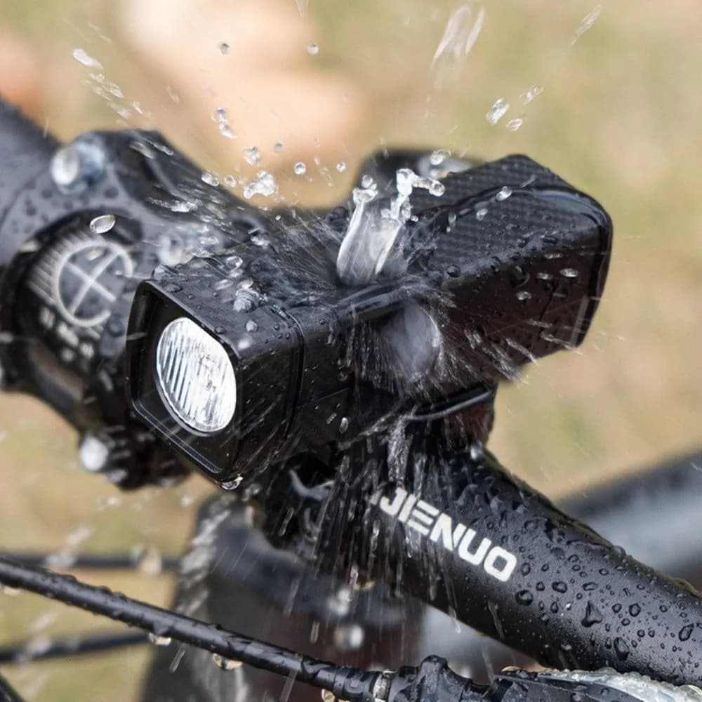 Faro per bicicletta potabile da 1000LM impermeabile con impugnatura Lampada per bici MTB Luce anteriore a LED luminosa ricaricabile per esterni