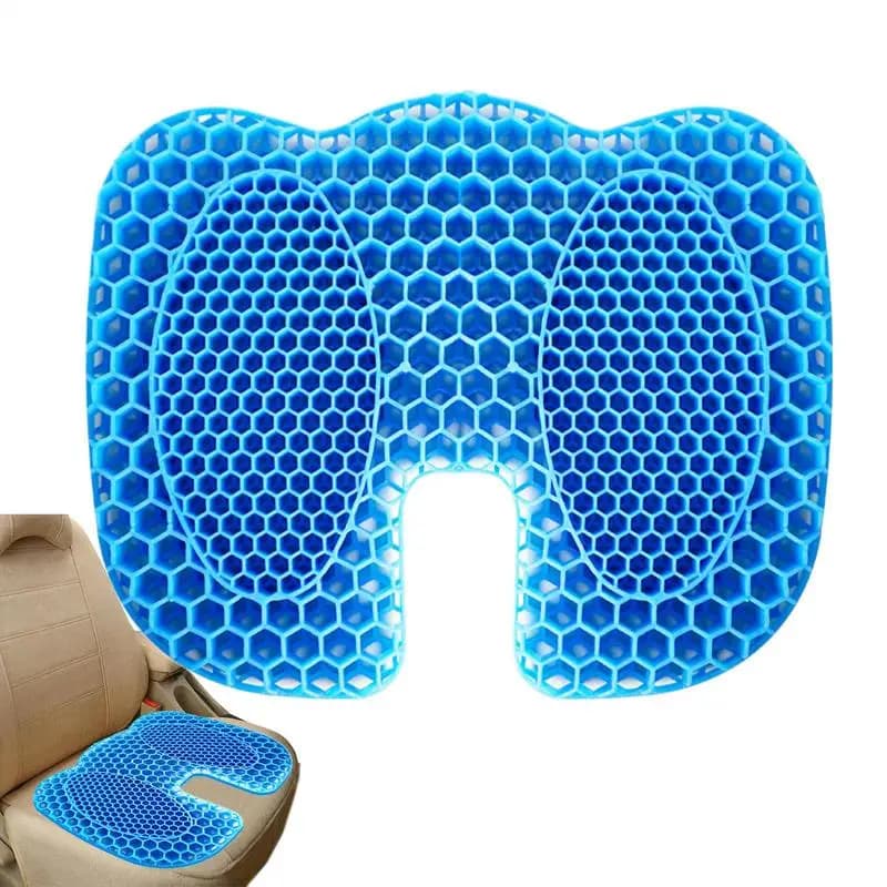Cuscino in gel per auto Cuscino ergonomico traspirante per il culo Assorbe i punti di pressione Cuscino Accessori per auto per una guida confortevole