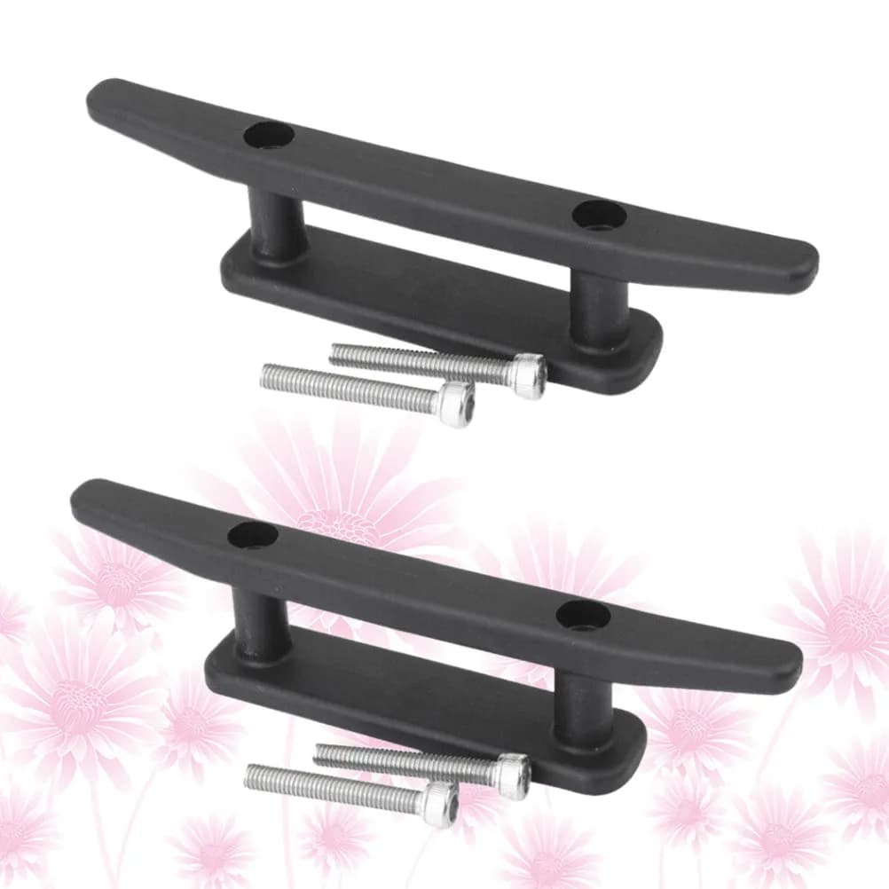 2 Pezzi Bitta Ancoraggio Premium per Ponte, in Acciaio Inossidabile Resistente, per Kayak, Barche e Canoe, con Viti