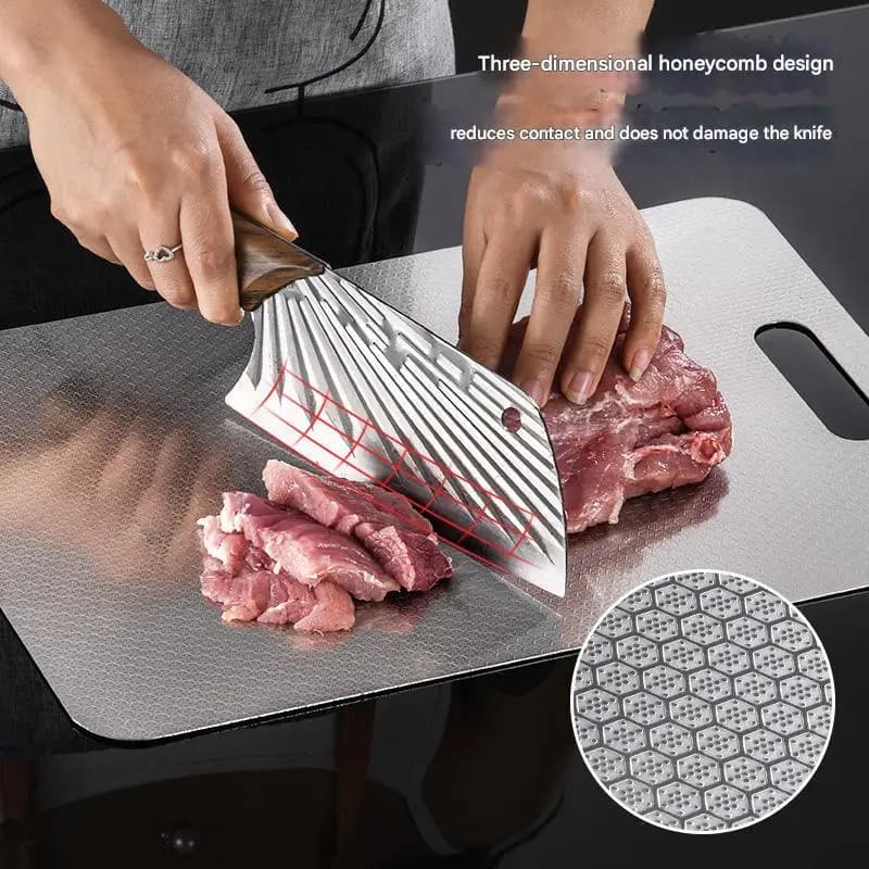 Stainless Steel Panel and Chopping Board Kitchen tools Household Thickened Double Sided Cutting Board Block Kneading Dough Board