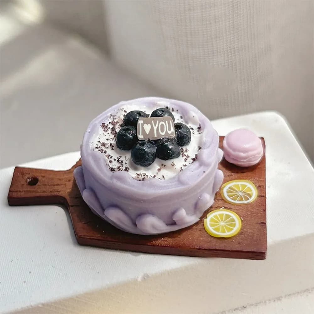 Cream Fruit Cake Model Tagliere Artificial Fruit Cake Model Ornaments Cute Simulation Simulation Cooking Ornaments