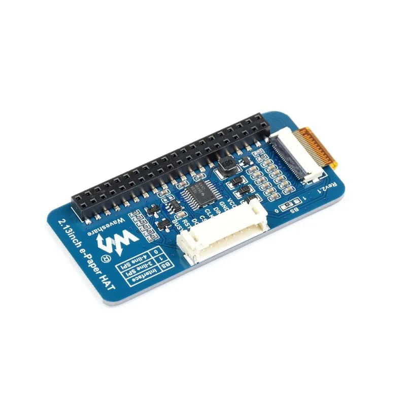 Waveshare 250x122, 2.13 inch e-Paper HAT display for Raspberry Pi