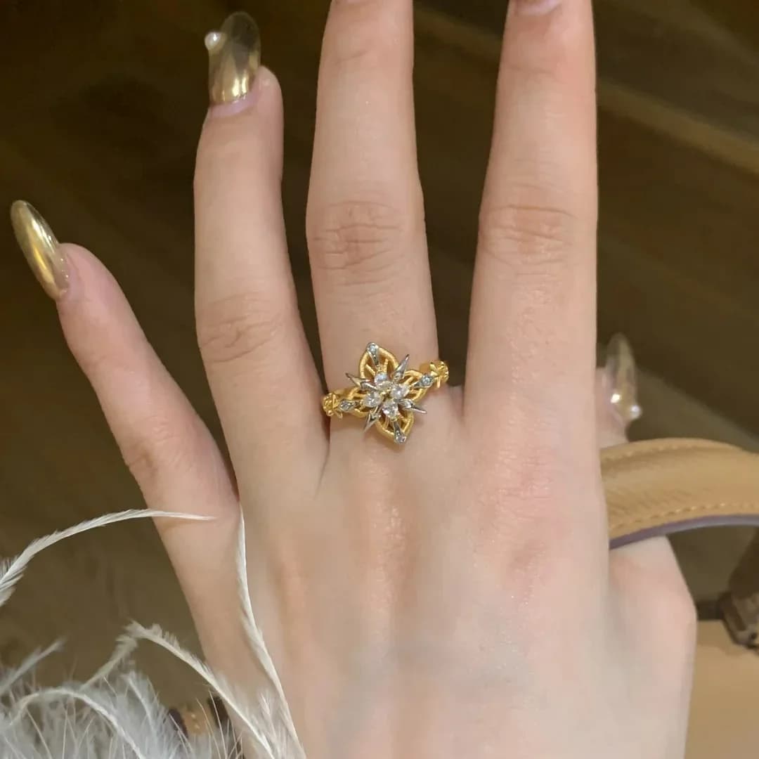 Nuovo anello con freccia vintage con design a spina, finitura spazzolata di ispirazione antica, gioielli versatili per le donne