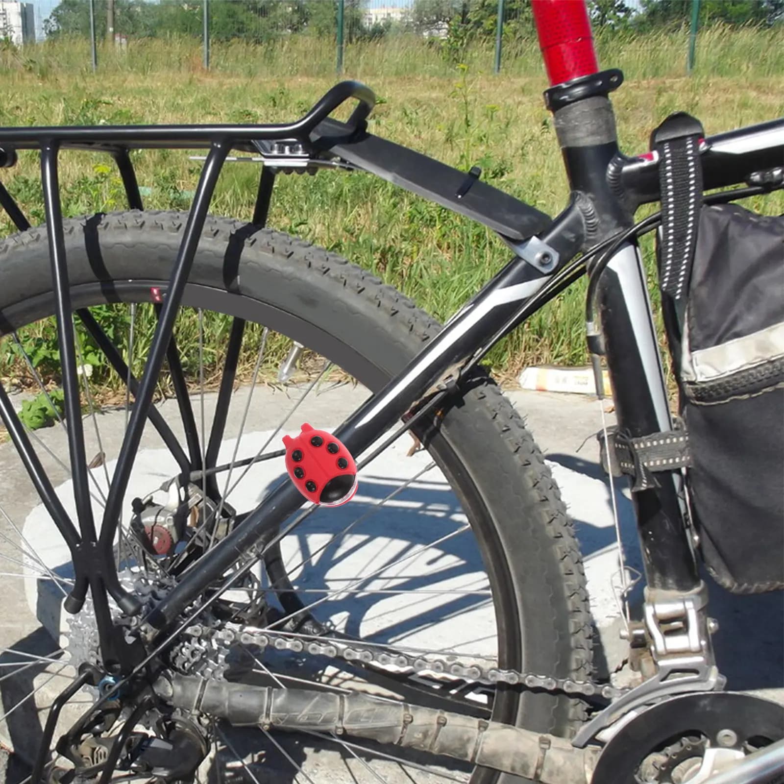 Luce per Bicicletta a Forma di Coccinella, LED per Manubrio, Luce Posteriore per Scooter e Bici Senza Pedali, Luci Carine per Biciclette