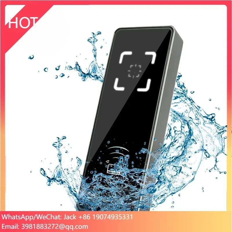 Nuovo Lettore di Carte Intelligenti IC/NFC TTL RS485 WG 26/34 Wifi Impermeabile con Controllo Accessi a Codice QR Dinamico e Cornice in Lega di Alluminio