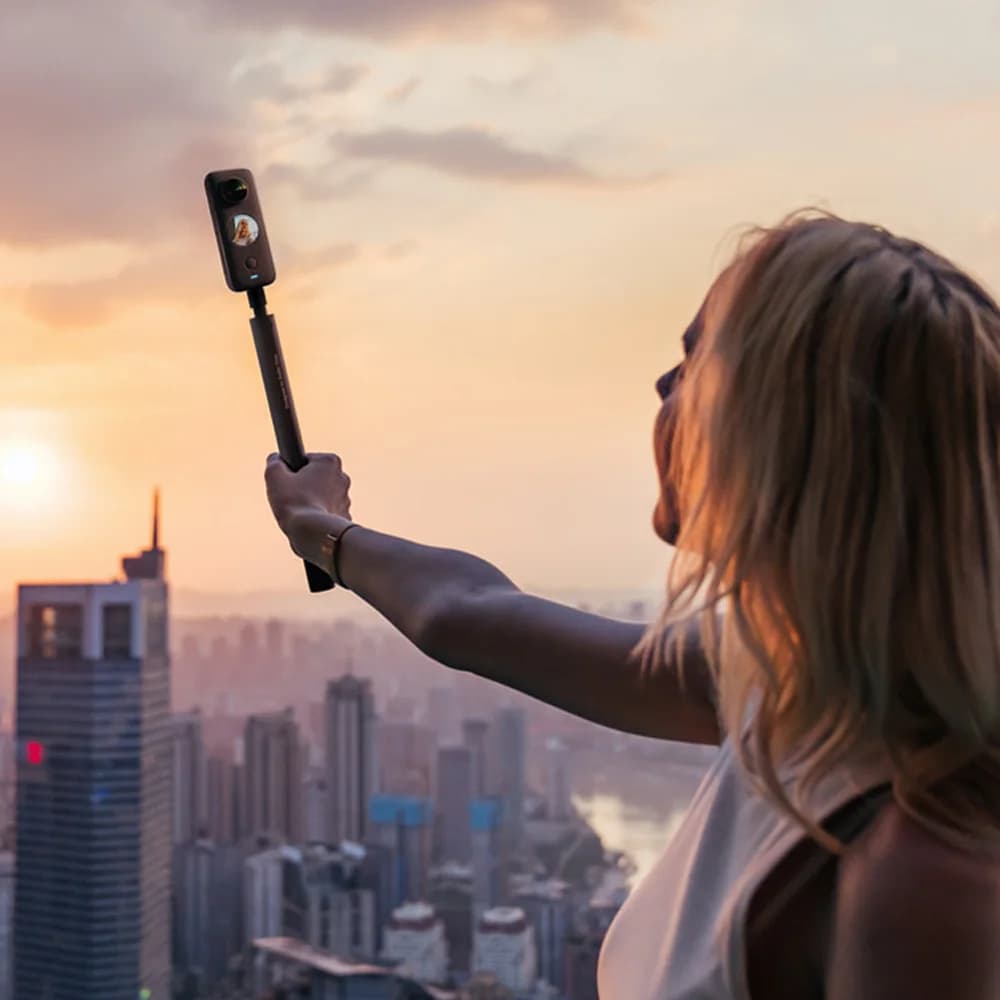 Bastone selfie invisibile Insta360 X5 X4 X3 ONE X2 per GO 2 / ONE RS, asta di prolunga in fibra di carbonio, accessorio Insta 360