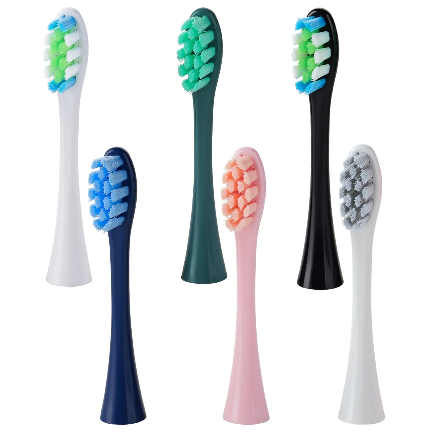 6 pieces suitable for OCLEAN/OKLIN X One/SE/XPRO/Z1/ electric toothbrush head AIR universal spare head for adults 2258 soft hair