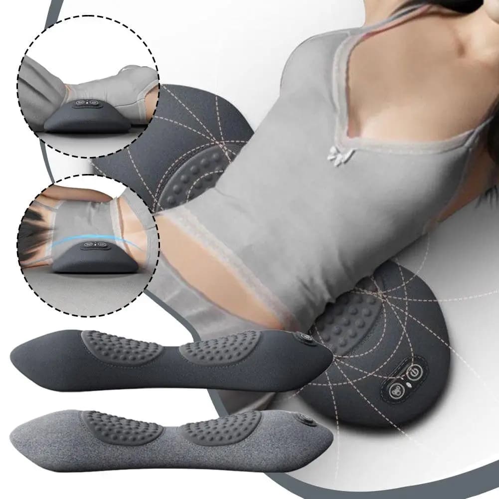 Massaggio elettrico Cuscino per dormire lombare Cuscino per la vita Cuscino per la protezione della vita per letto Sdraiato Dolore in vita piatta Supporto per la vita Cuscino per il sonno