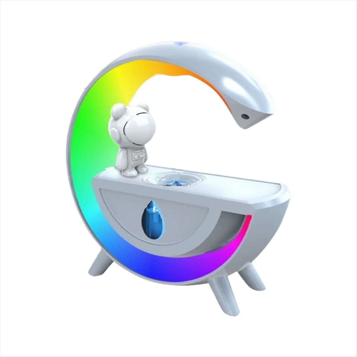BAAZ HOT~Anti-air Humidifier with 350 ml RGB light with Bluetooth 5.0 speaker for home office