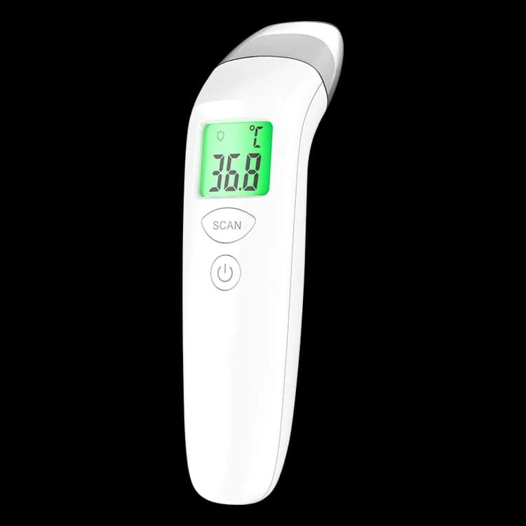 Termometro Digitale a Infrarossi Portatile Senza Contatto con Display LCD per Uso Medico