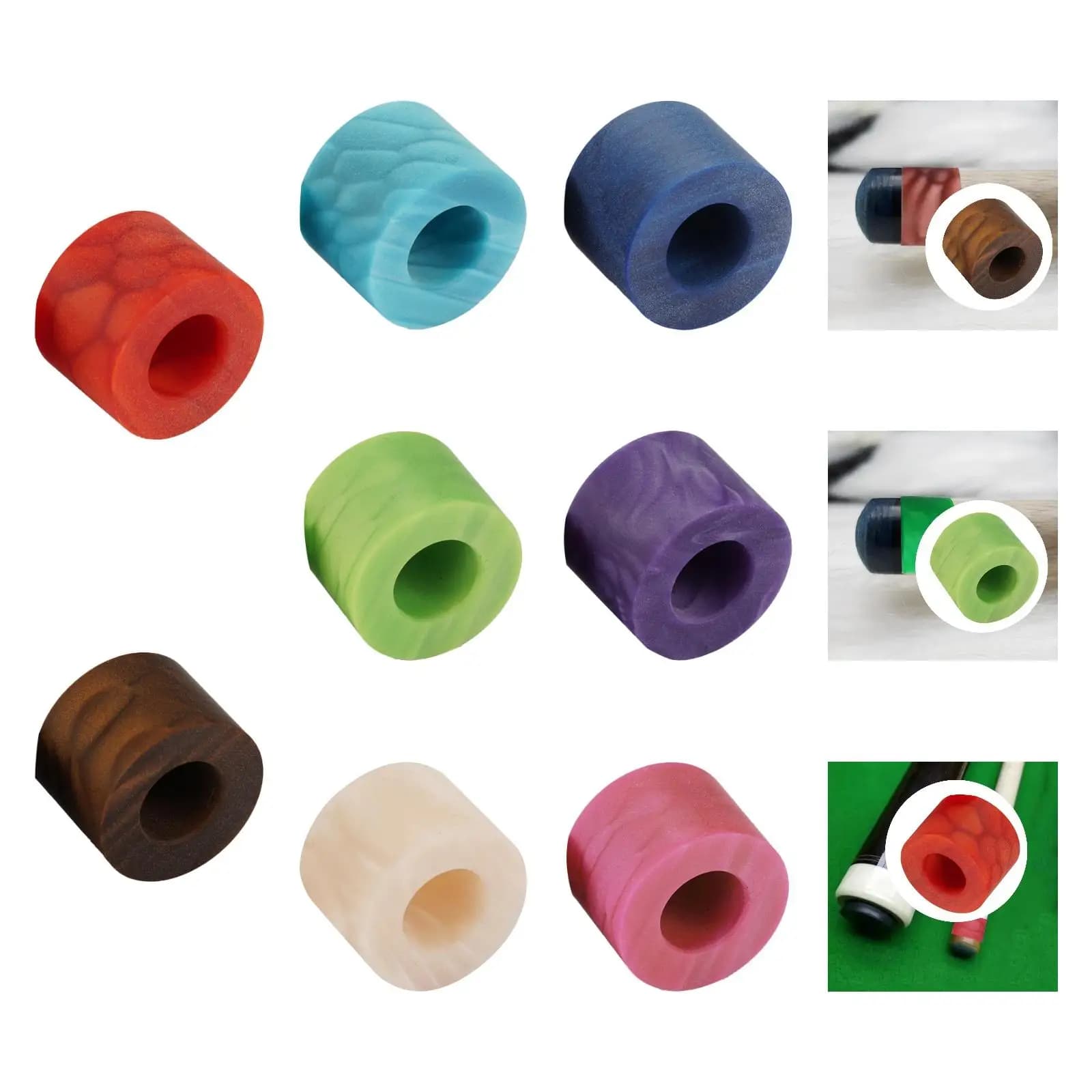 Puntale per stecca da biliardo Puntale per stecca da biliardo Puntale per stecca da biliardo leggero portatile per accessori per stecche da biliardo