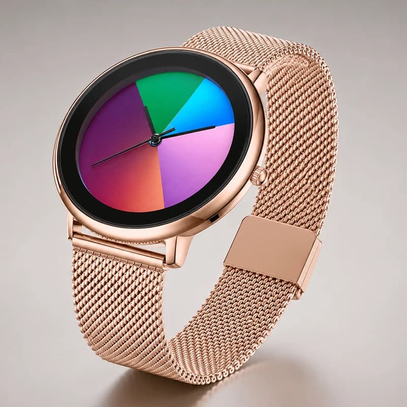 LIGE Ladies Quartz Wristwatch Waterproof Round Colorful Dial Fashion Women Analog Dress Watch Birthday Valentine Gift For Women