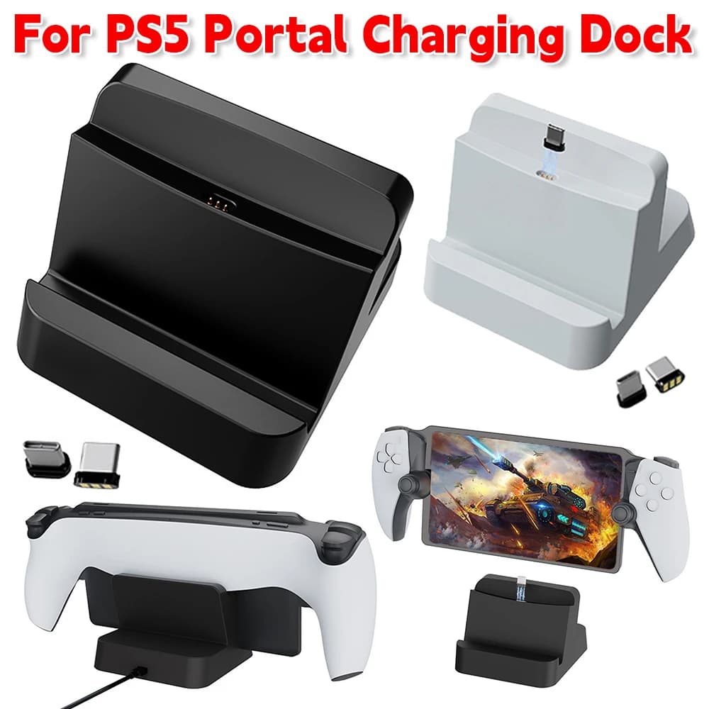 Per PS5 Portal Dock di ricarica ricarica rapida per PS5 Stand Controller stazione di ricarica per accessori di gioco portale Playstation 5