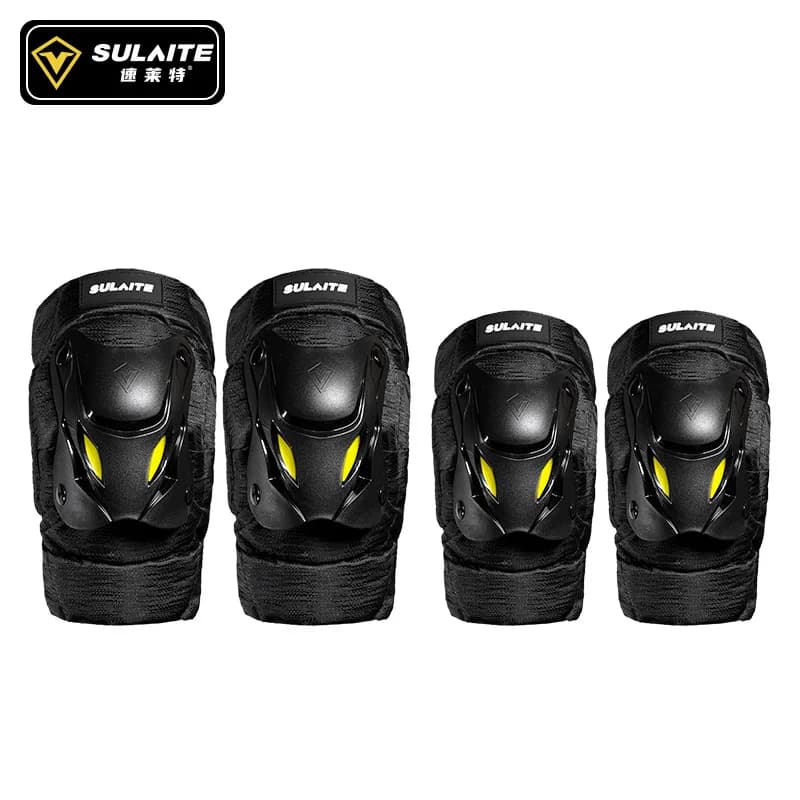 Guanti e Protezioni Ginocchia Gomiti Moto Combo Protezione Ginocchia Attrezzatura Sportiva Outdoor Motocross Ginocchiere Ventilate