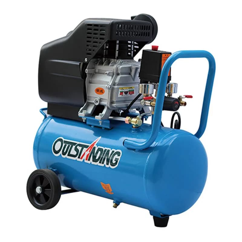 Compressore d'aria oleoso 1P 2.5P 4P 8L 18L 30L 2850RPM pompa ad aria per pittura su legno decorazione pistola sparachiodi strumento pneumatico 220V