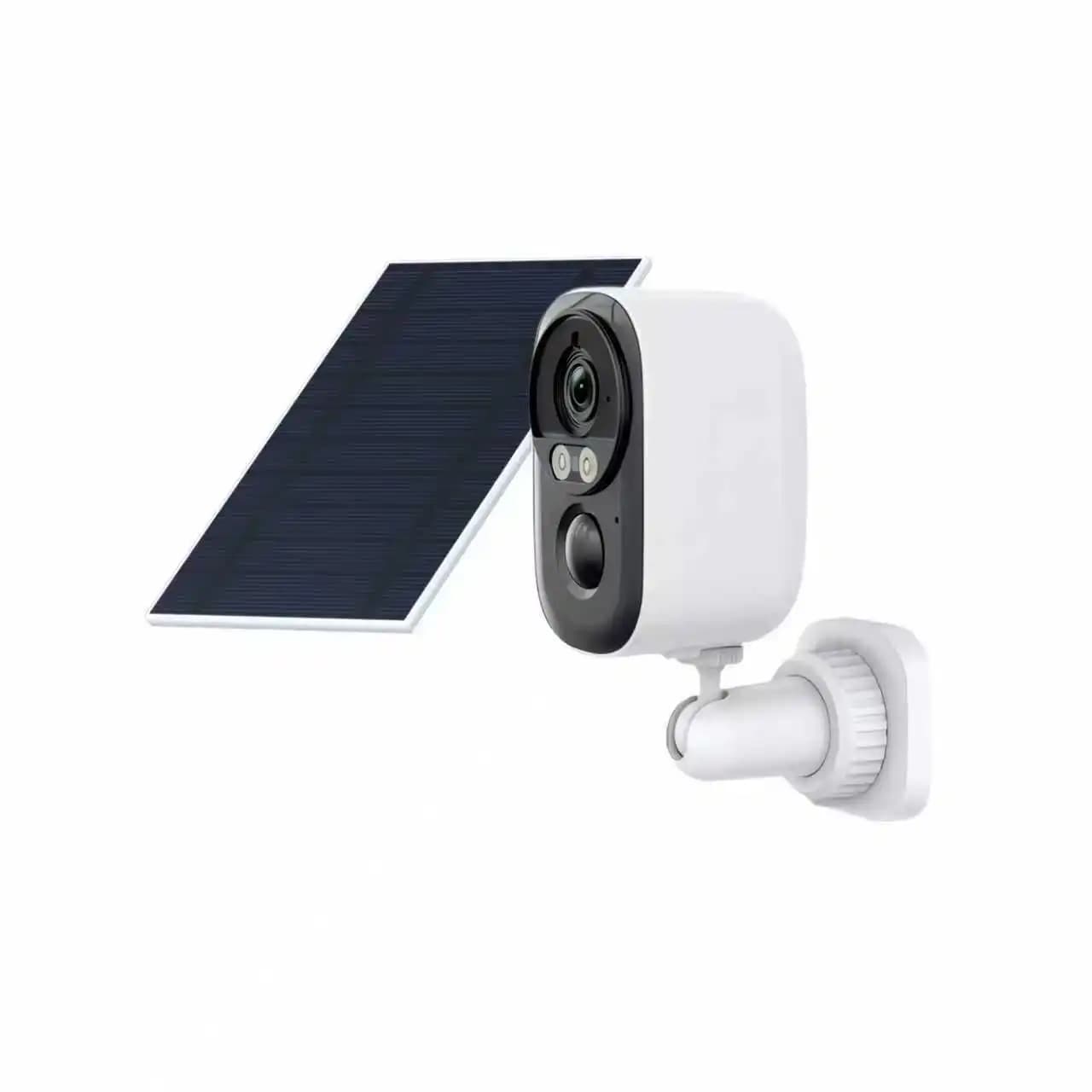 Telecamera IP Dome Wireless 4MP con APP Eseecloud, 5G, Alimentazione Solare, Visione a Colori, Interfono WIFI, Impermeabile, per Sicurezza Domestica e Monitoraggio Bambini