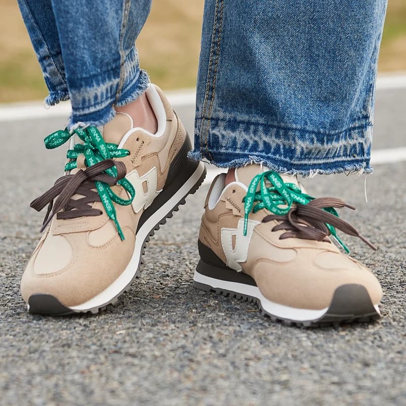 Nuove Scarpe Sportive Casual da Donna Autunno 2026 - Sneakers di Lusso Vintage con Plateau e Suola Vulcanizzata