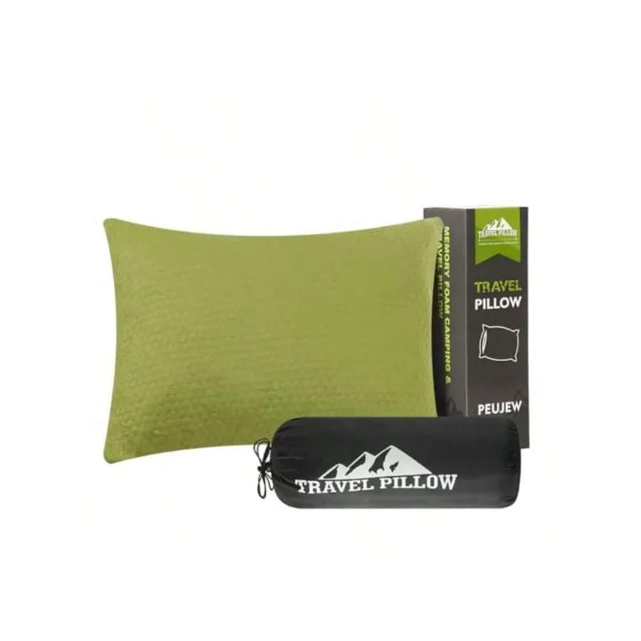 XAPY Travel Pillow Backpac Pillow Cpressible Memory Foam Pillow Breathable Cover For Travel Airplane Hing And Car