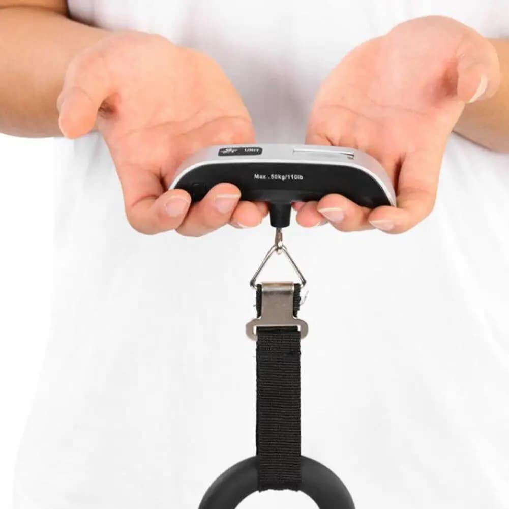 Bilancia digitale per bagagli, portatile, ad alta precisione, per il controllo del peso delle valigie da viaggio, approvata dalle compagnie aeree