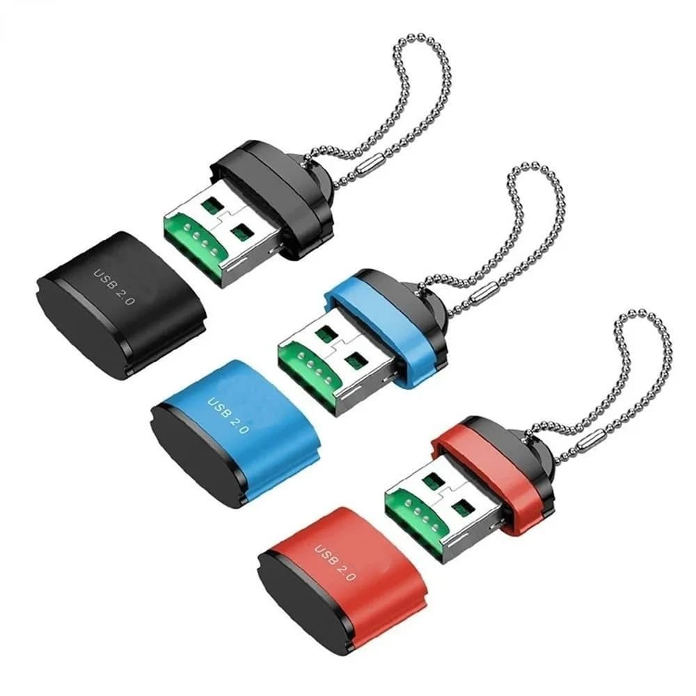 Lettore di schede USB Micro SD/TF USB 2.0 Mini lettore di schede di memoria per telefoni cellulari adattatore USB ad alta velocità per accessori per Laptop