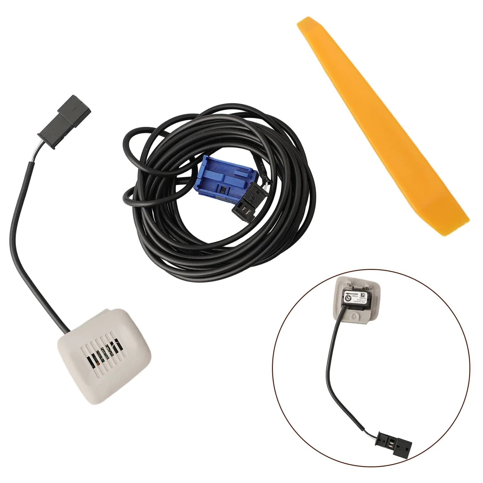 Copri cavo per microfono compatibile con BMW E90 E91 E84 Per radio X1 che supportano funzioni USB e radio professionali