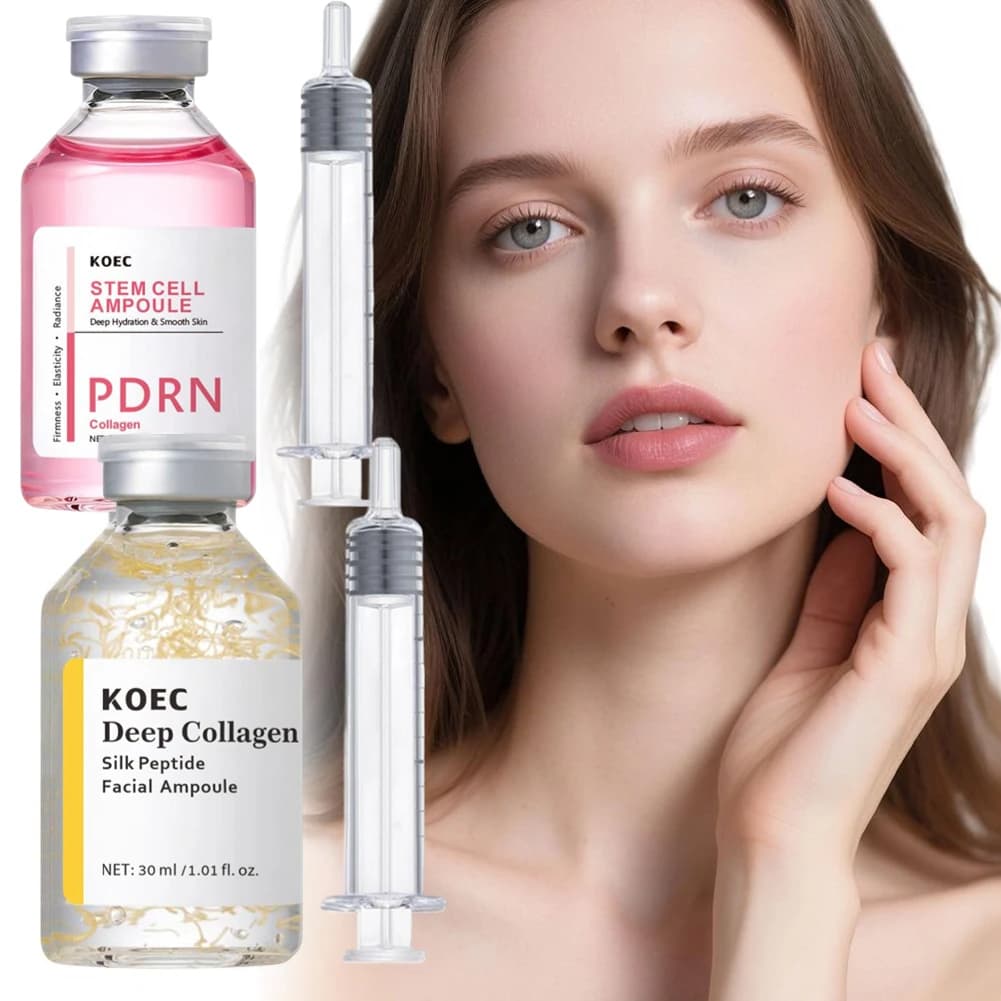 Cream Essence to the Deep Collagen PDRN Pink, Intensive Treatment Lifting and Revitalizing with stem cells, Hydrating, Korean Skincare