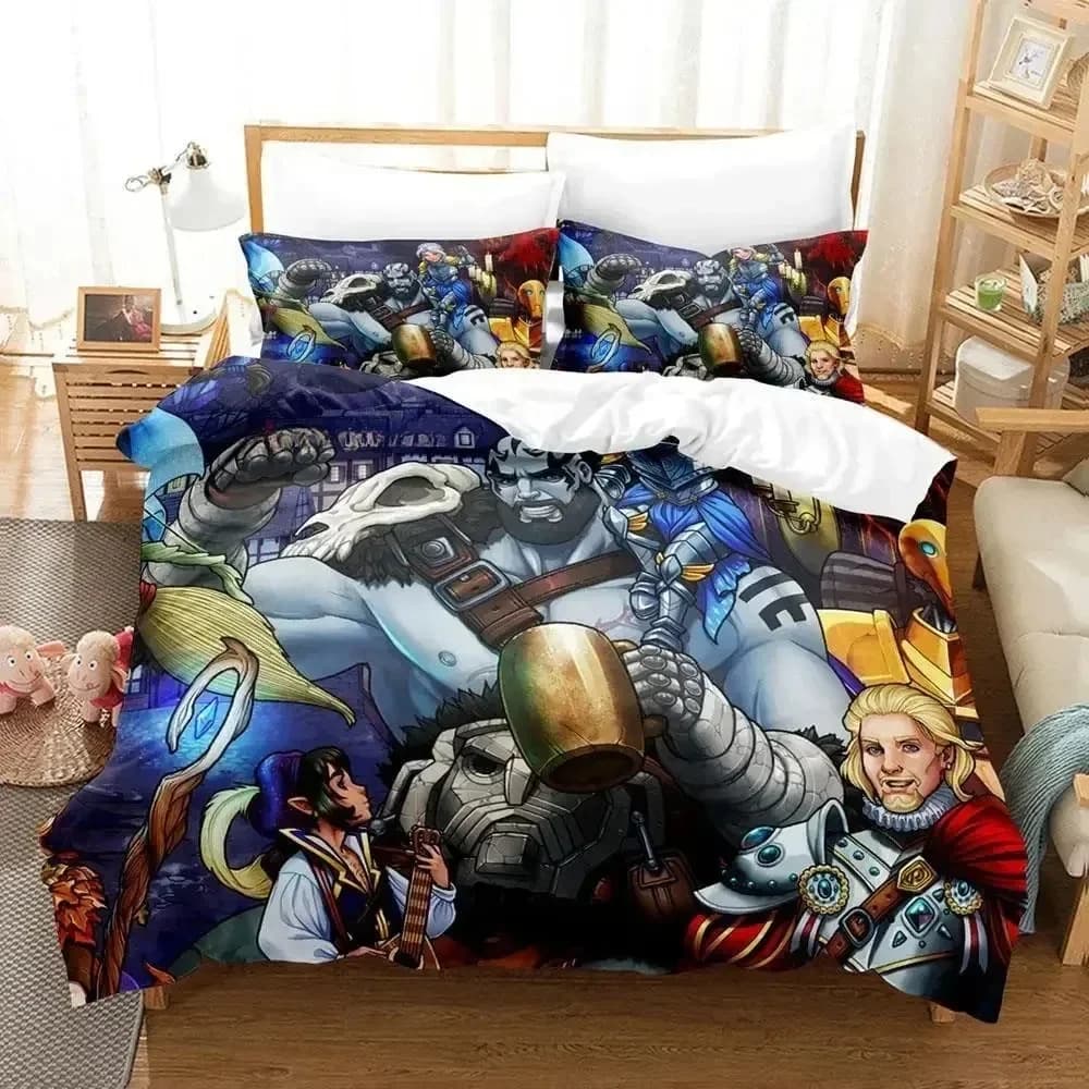 New Legend of Vox Machina Gioco Set biancheria da letto Singolo Twin Completo Queen King Size Set copripiumino camera da letto per bambini adulti Set 3D Anime